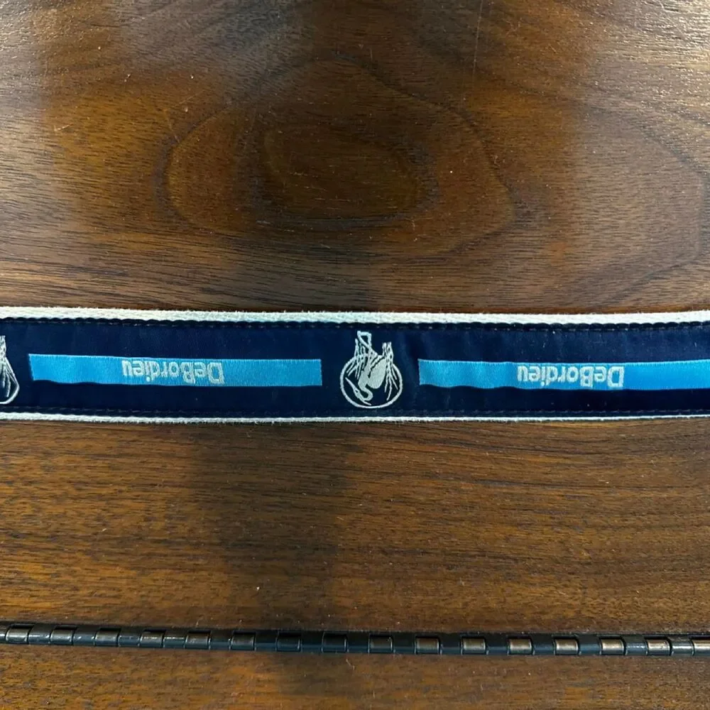 YRI DeBordieu, SC ribbon blue and navy belt